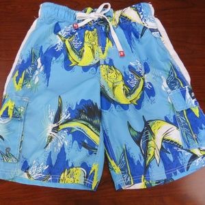 Surf Mentality Gone Fishing Swim Surf Board Short
